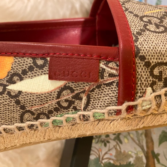 Gucci GG Supreme Tian Espadrilles - Floral - US Size 6 EU Size 36 - Picture 7 of 9